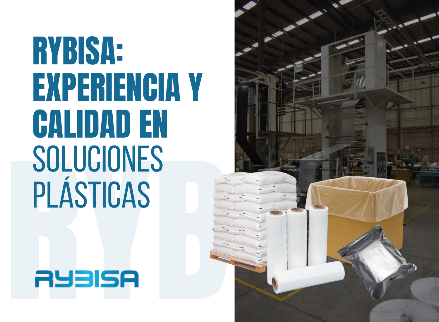 Fabricantes de bolsas plásticas: Conoce a Rybisa